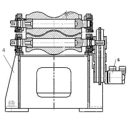 Process and device for flattening W-like arc-shaped magnesium alloy blank plate