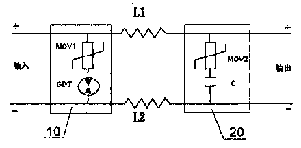 Surge protection circuit for signal circuit