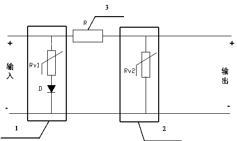 Surge protection circuit for signal circuit