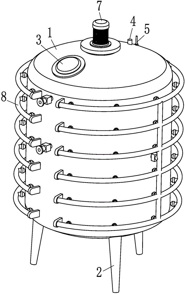 Self-cooling alcohol storage tank