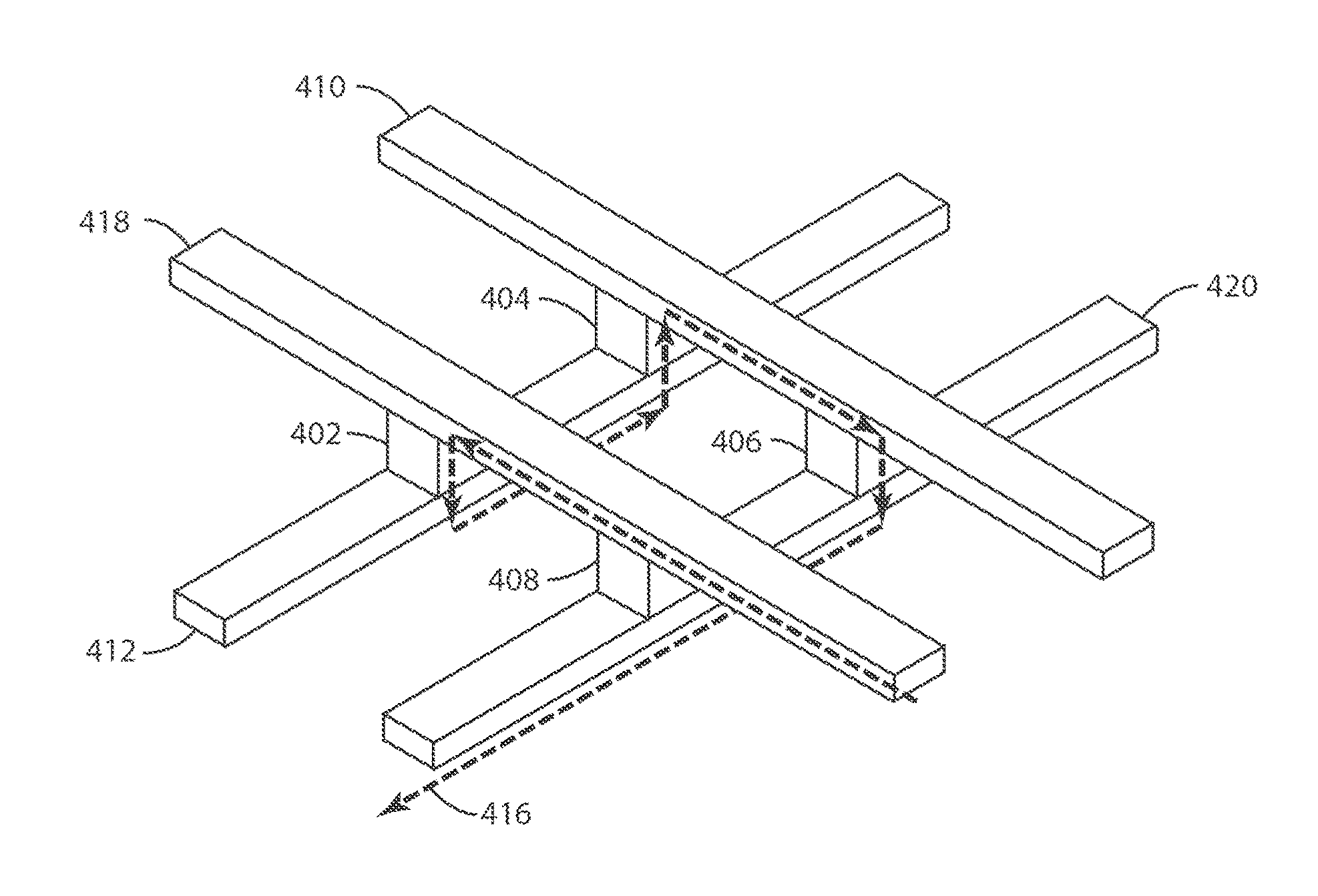 Switching device having a non-linear element