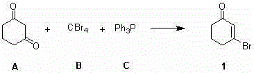 Synthesis method of 3-bromocyclohex-2-enone