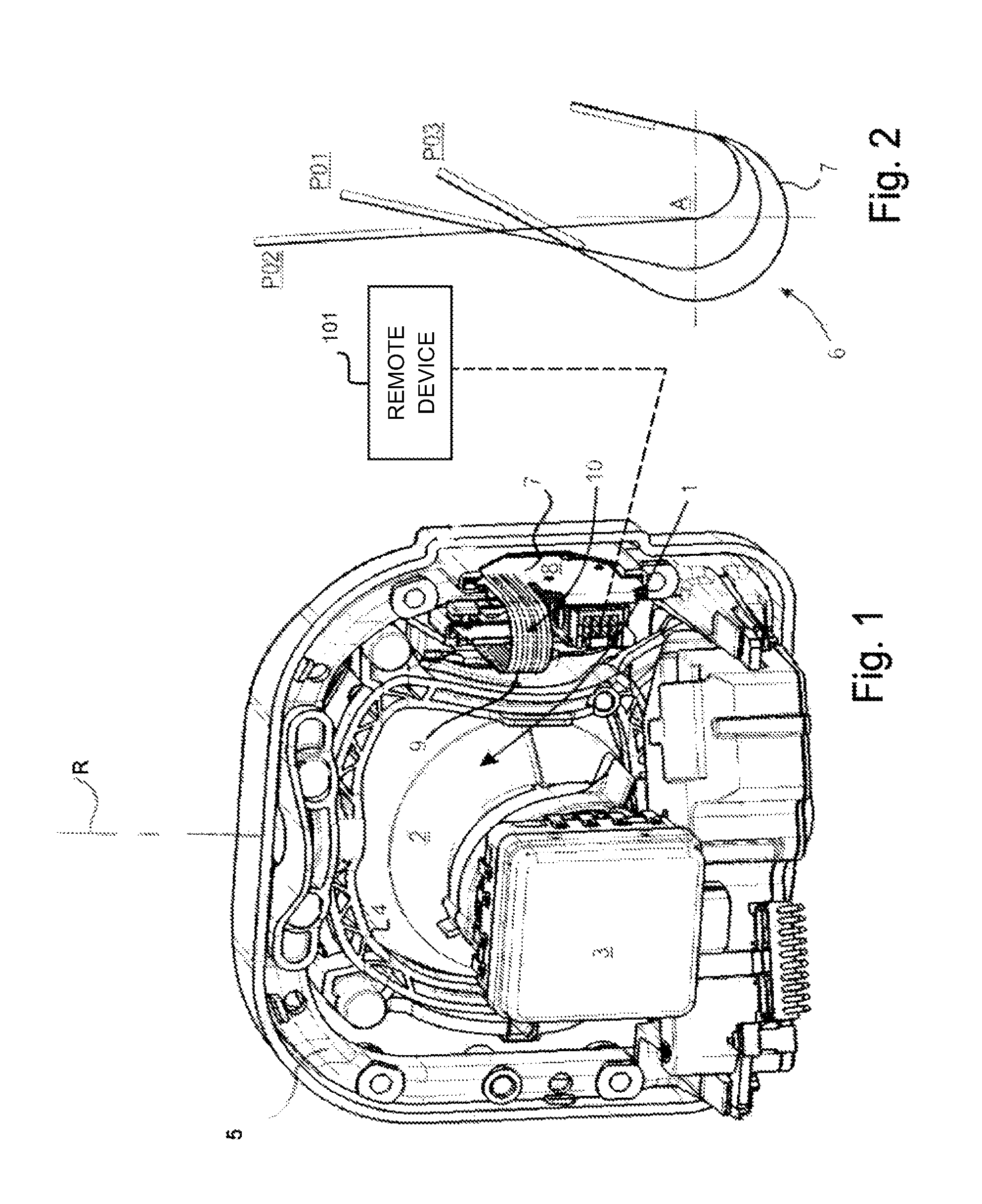 Optical module for motor vehicle headlamp equipped with a device for electrical connection to remote devices