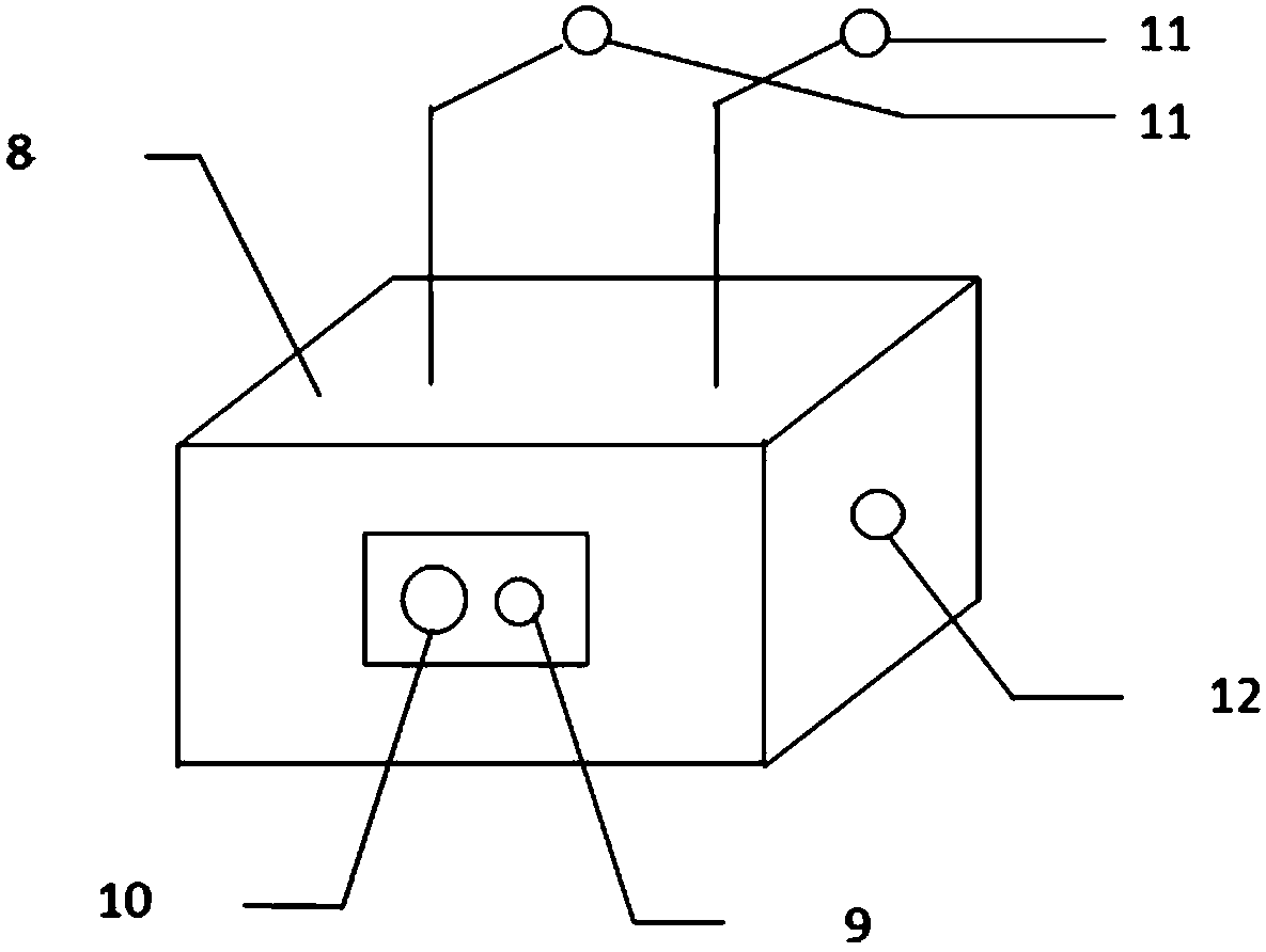 Communication pipe deformation monitoring device and method