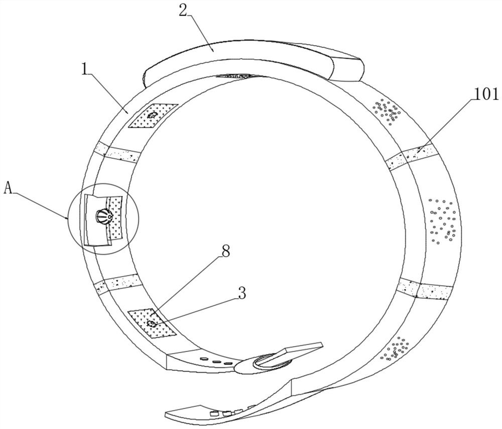 Exercise guidance bracelet based on Internet of Things technology