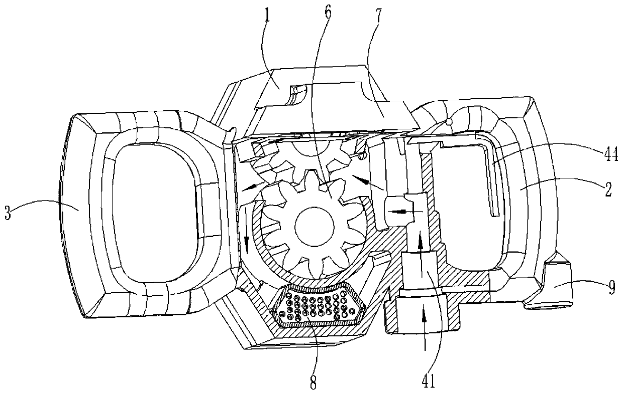 Handheld drilling machine provided with internally installed silencer device