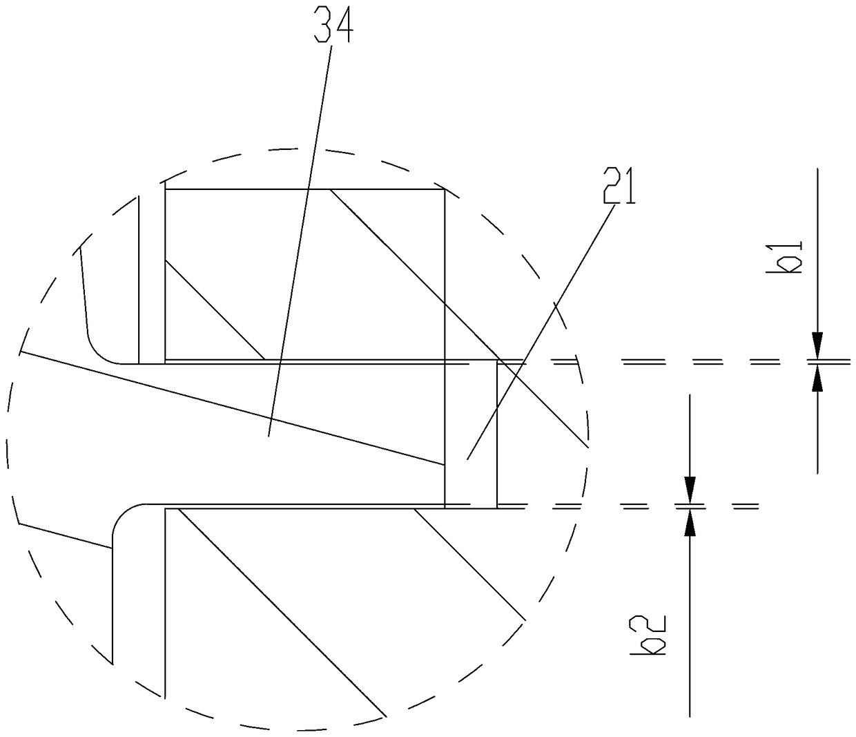 Axial force automatic balancing device, water pump and air conditioner