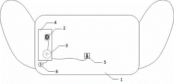 Cotton-yarn mask with Bluetooth microphone