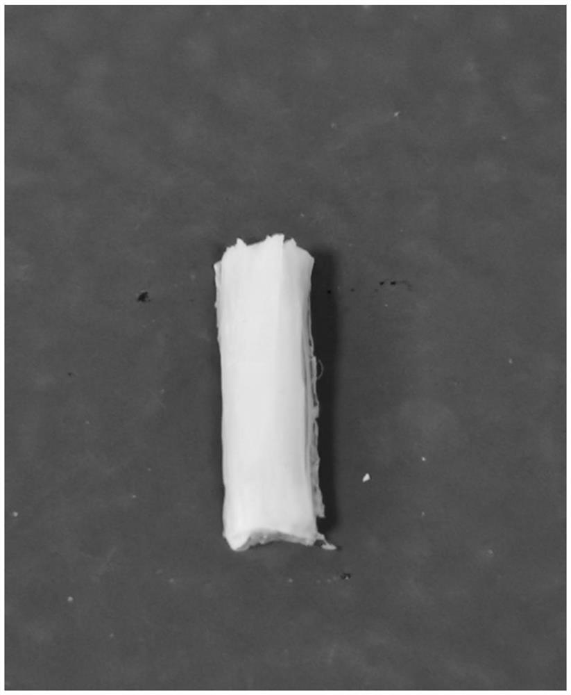 Spinal cord injury repair material and preparation method of tissue engineering scaffold