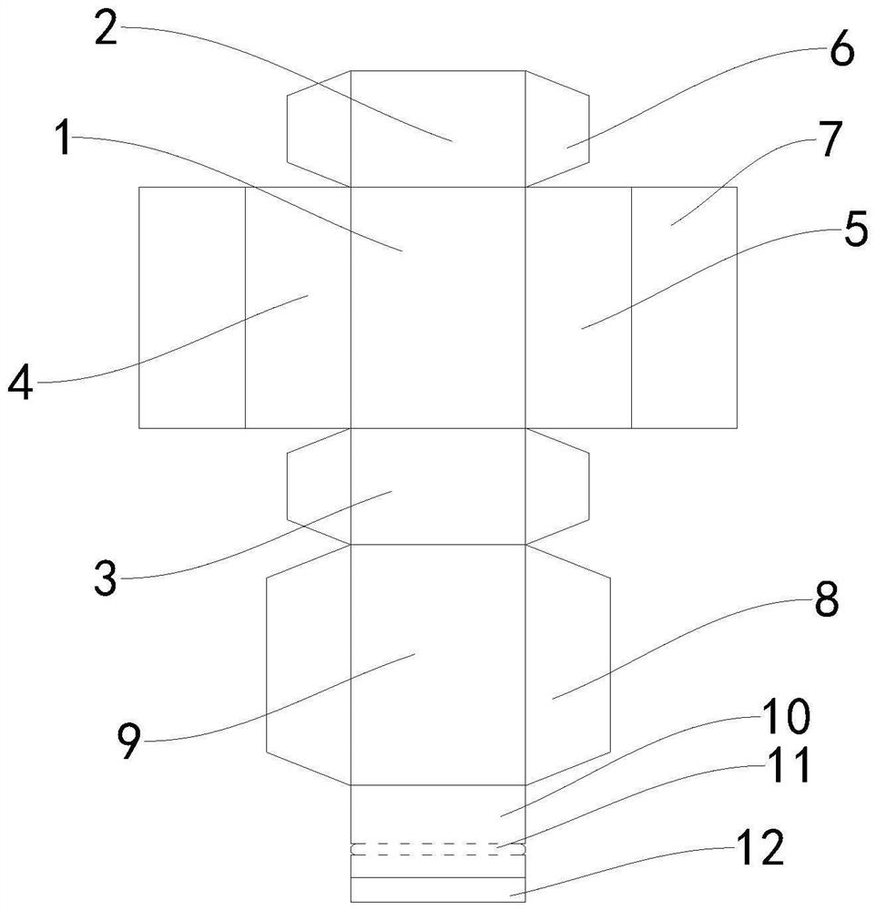 Logistics box convenient to disassemble