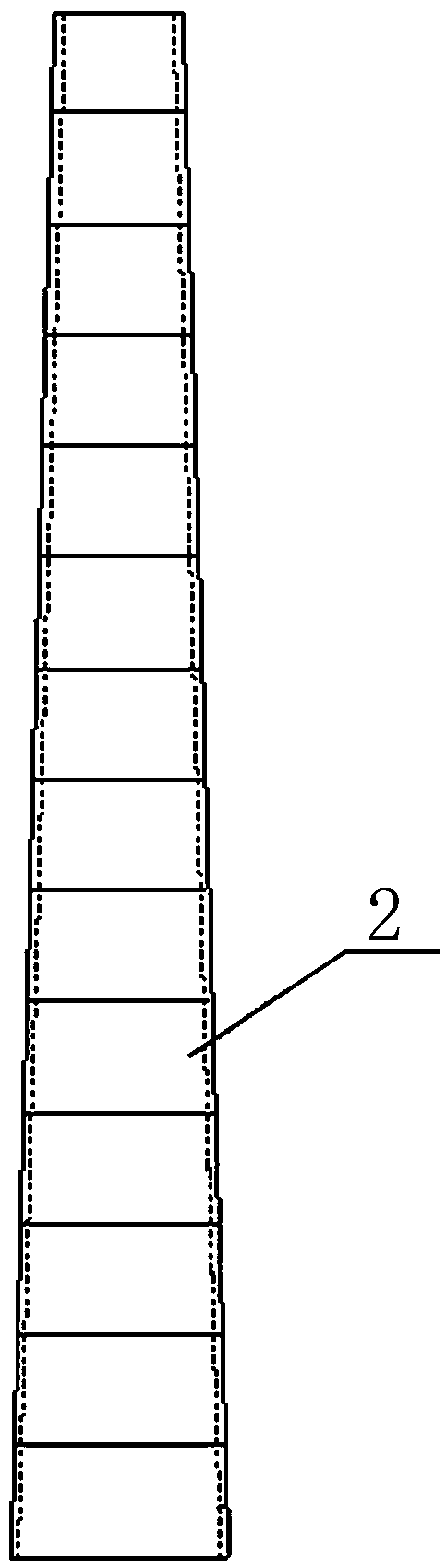 Prestressing-force concrete tower structure and construction method thereof