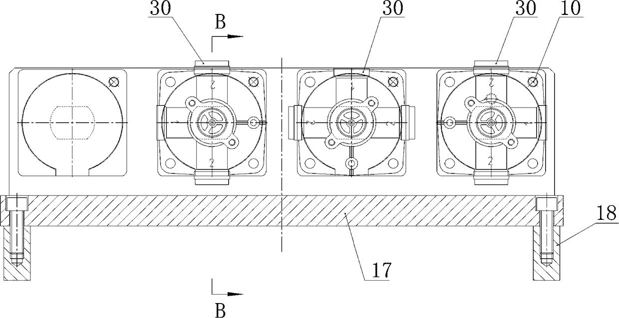 Universal pneumatic self-locking clamping fixture