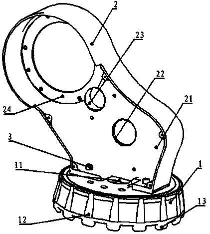 Robot rotating base