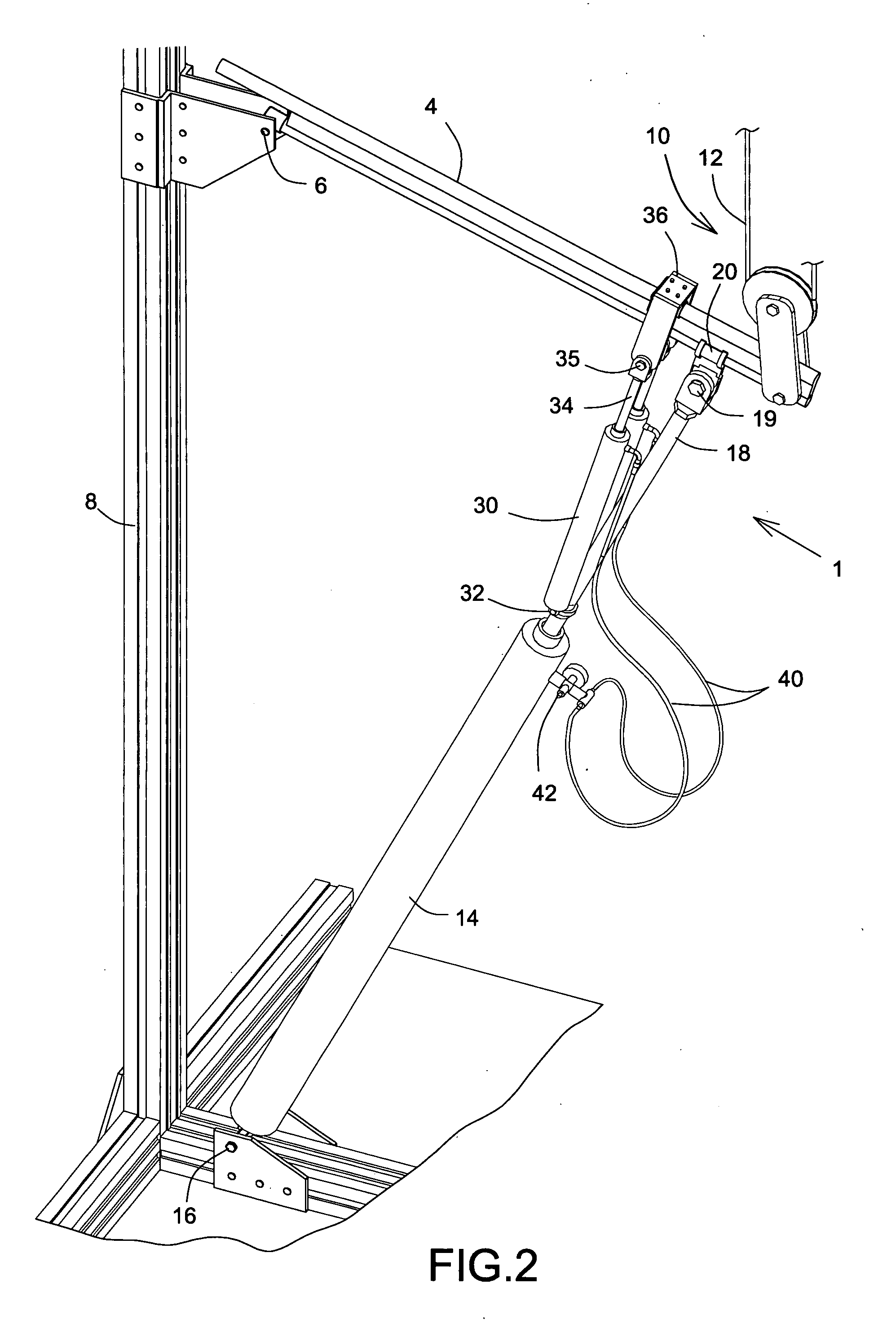 Weight lifting simulator apparatus