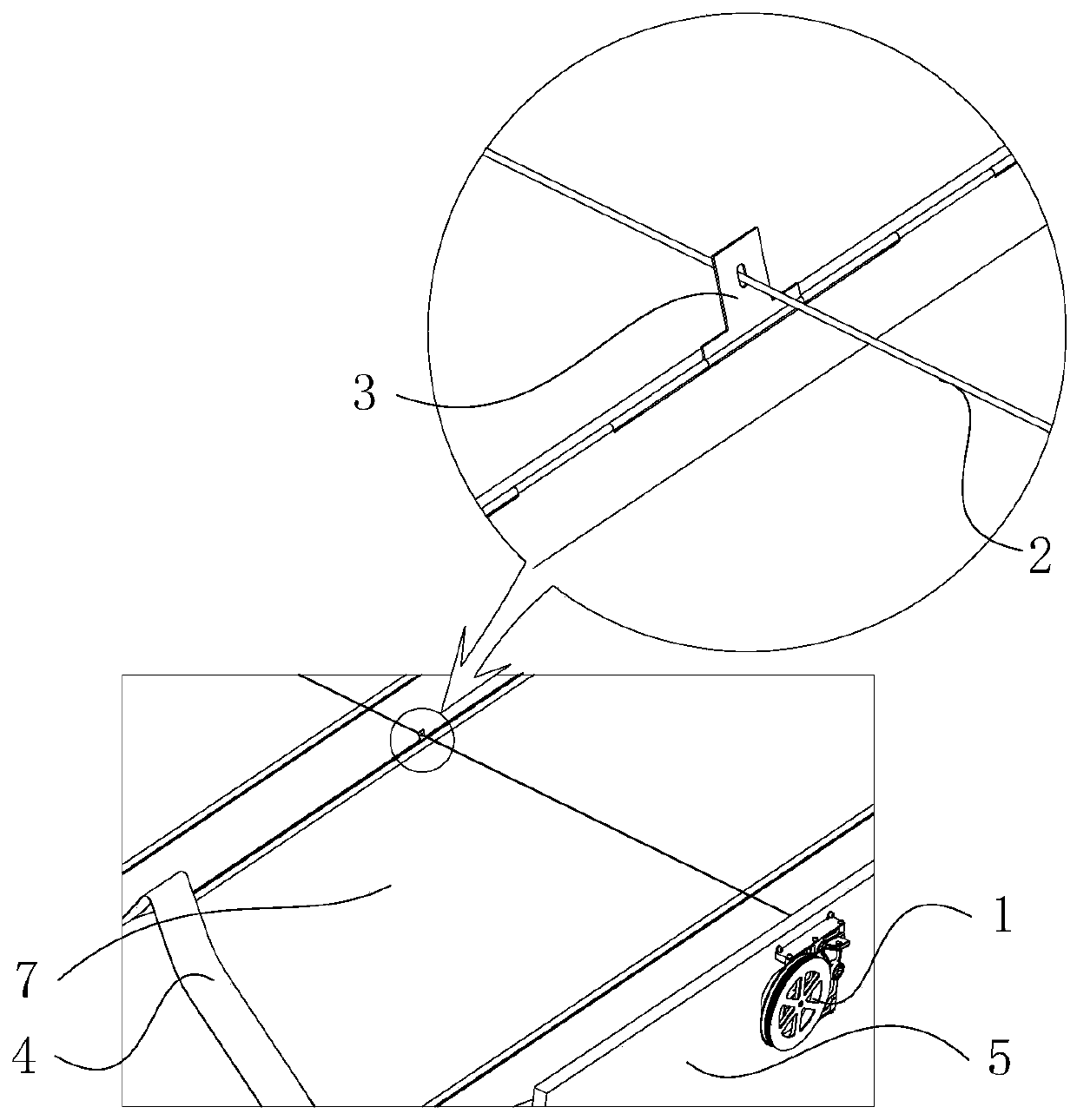 A Passive Flexible Solar Wing Spanning and Retracting Guide Mechanism