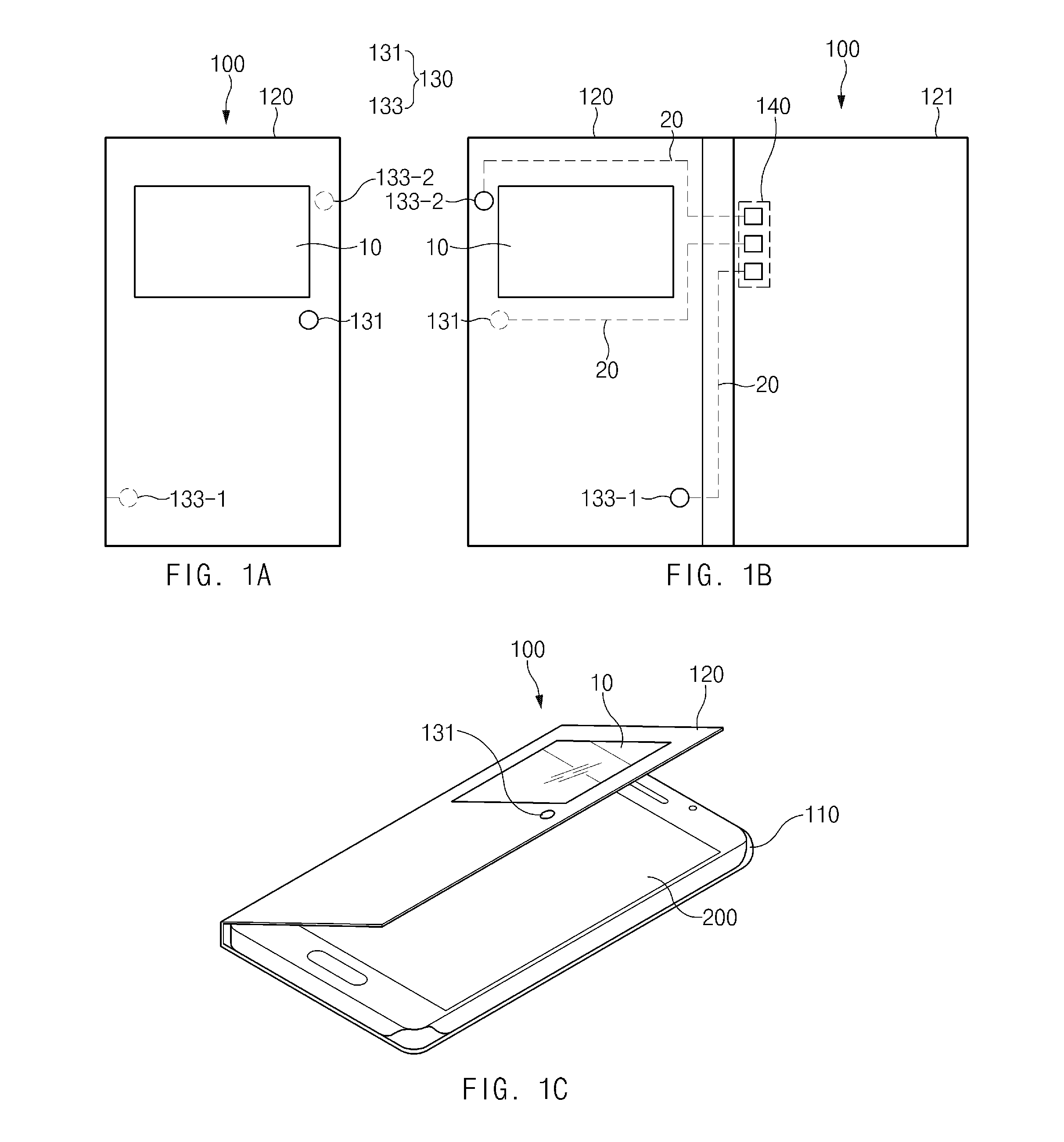 Case, electronic device coupled to case, and method of controlling electronic device