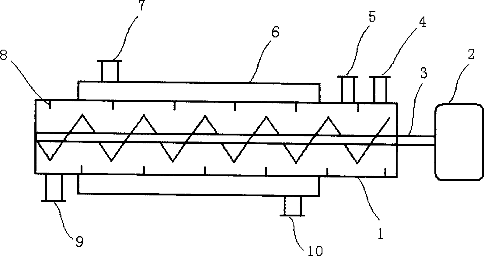 Synthetic method of fire-retardant N,N'-ethylene bis-tetrabromo phthalimide and screw thrust tubular reactor