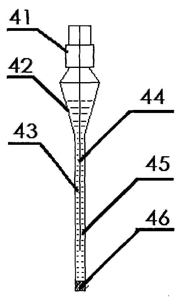 Electrolytic tank for determining total content of sulphur by adopting microcoulometric method