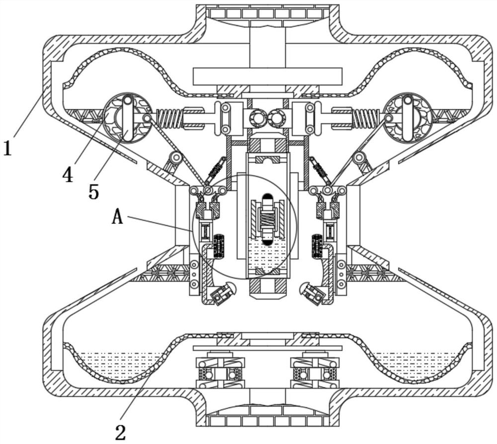 Energy-saving and environment-friendly oil tank refueling auxiliary equipment for electromechanical equipment