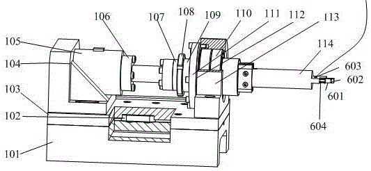 Instrument and method for in-situ testing of material properties under force-electricity-heat-vertical magnetic field coupling condition