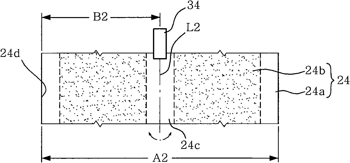 Lithium secondary battery and manufacturing method for same