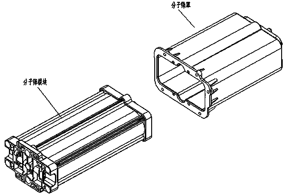 Molecular sieve oxygenerator and molecular sieve device thereof