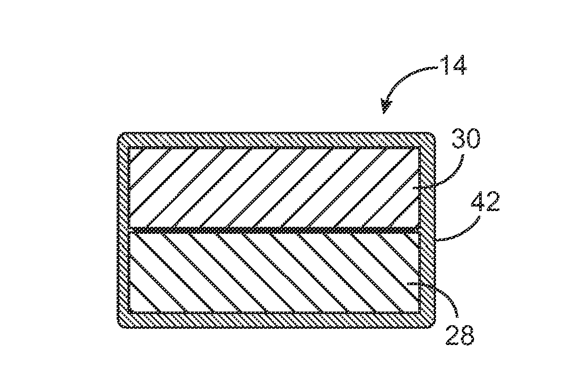 Laminated implantable medical device having a metallic coating