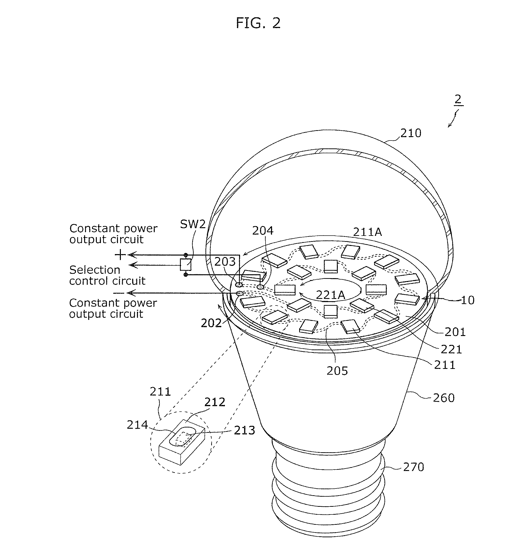 Lighting source and lighting apparatus