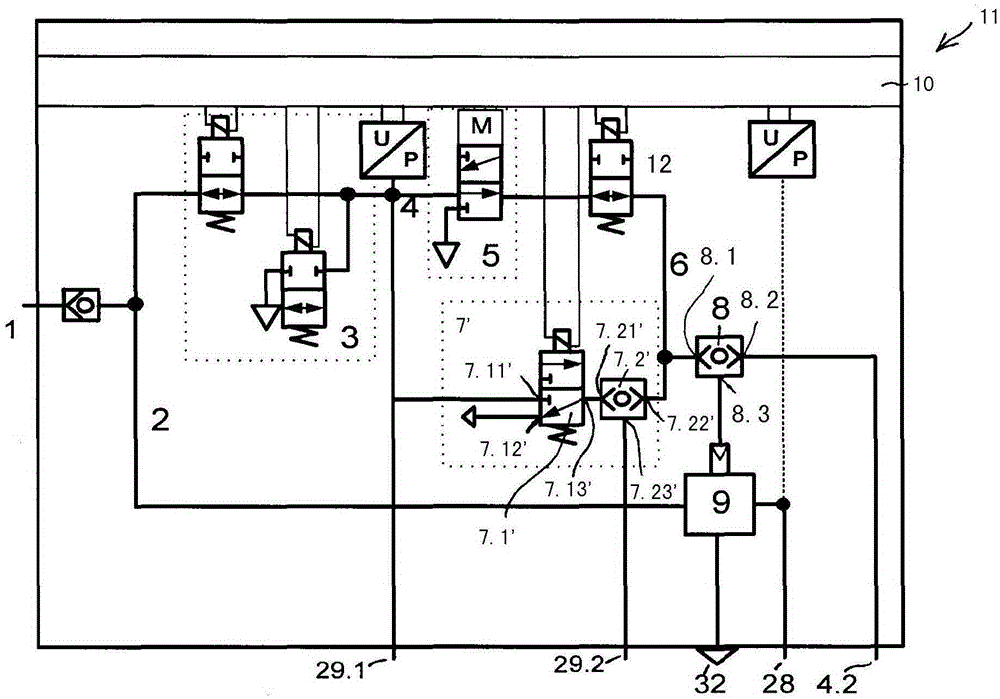 Control device for controlling the brakes of a towing vehicle/trailer combination