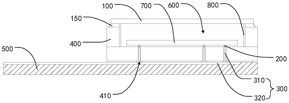 Chip packaging structure and assembling method thereof