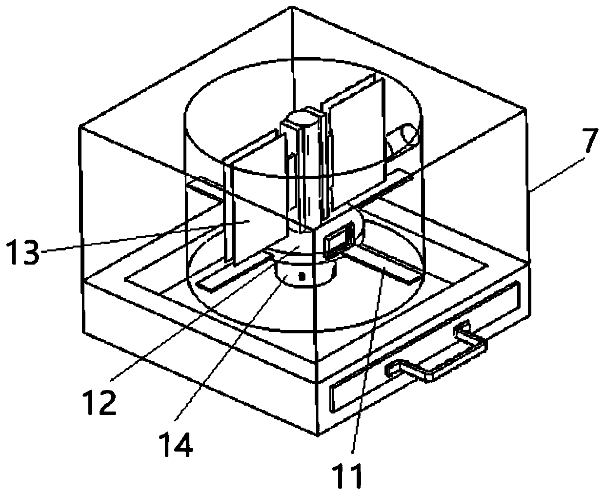 A multifunctional grinding machine dust collector device