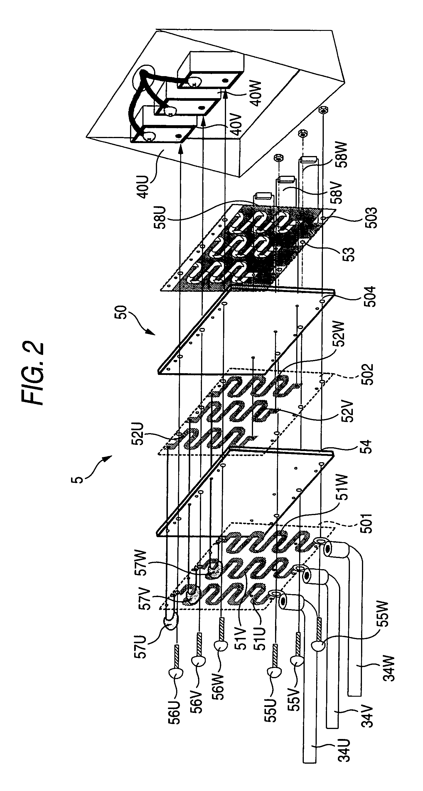 System using power converter, microsurge suppressor and microsurge suppression method