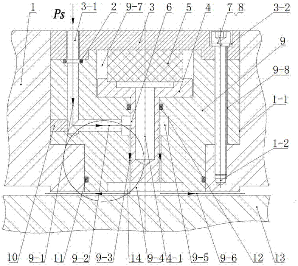 A static pressure rail