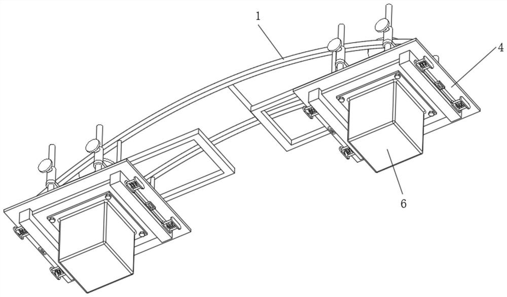 Double-ridge rail type tea garden management and harvesting equipment