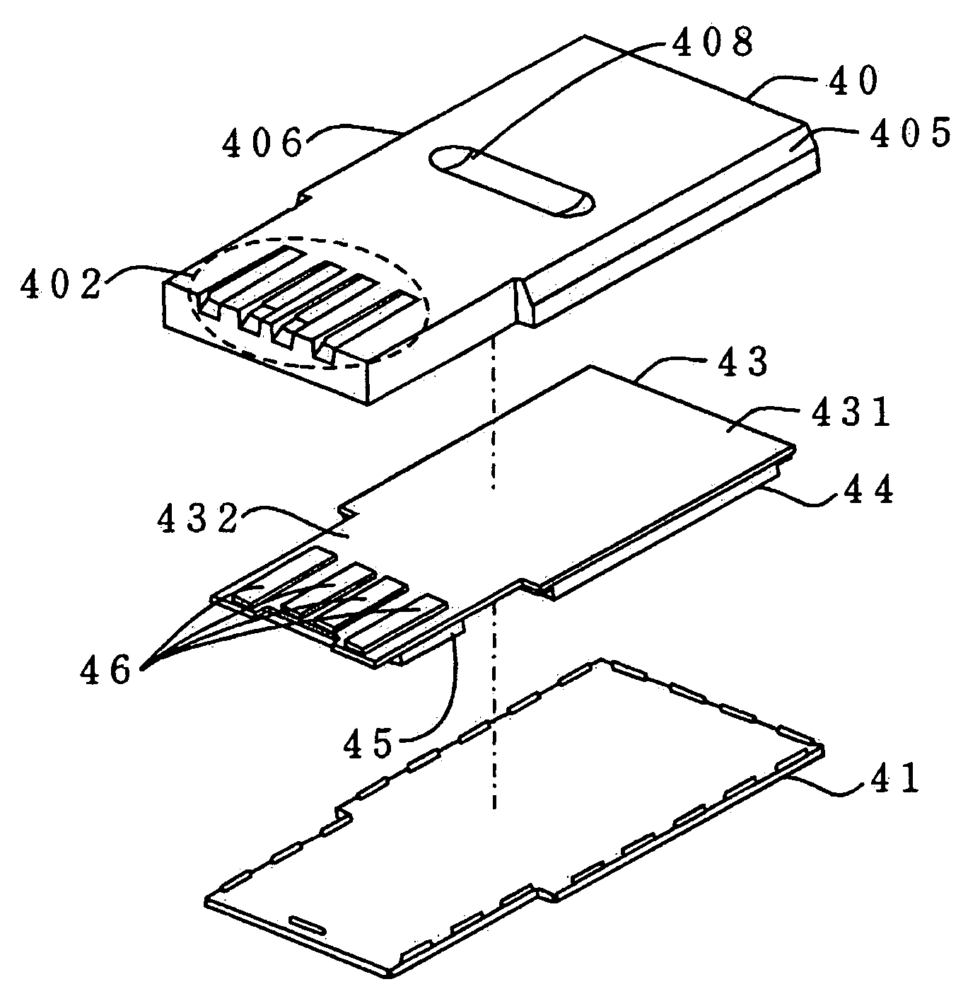 Slim USB electronic device