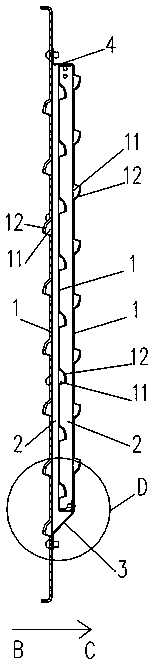 A ventilation filter device for rail transit