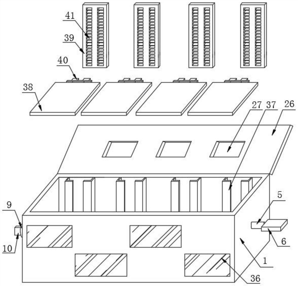 Automatic control instrument convenient to maintain and assemble