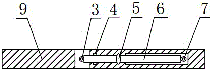 Electromagnetic lever type water channel gate device for simulating instant dam break