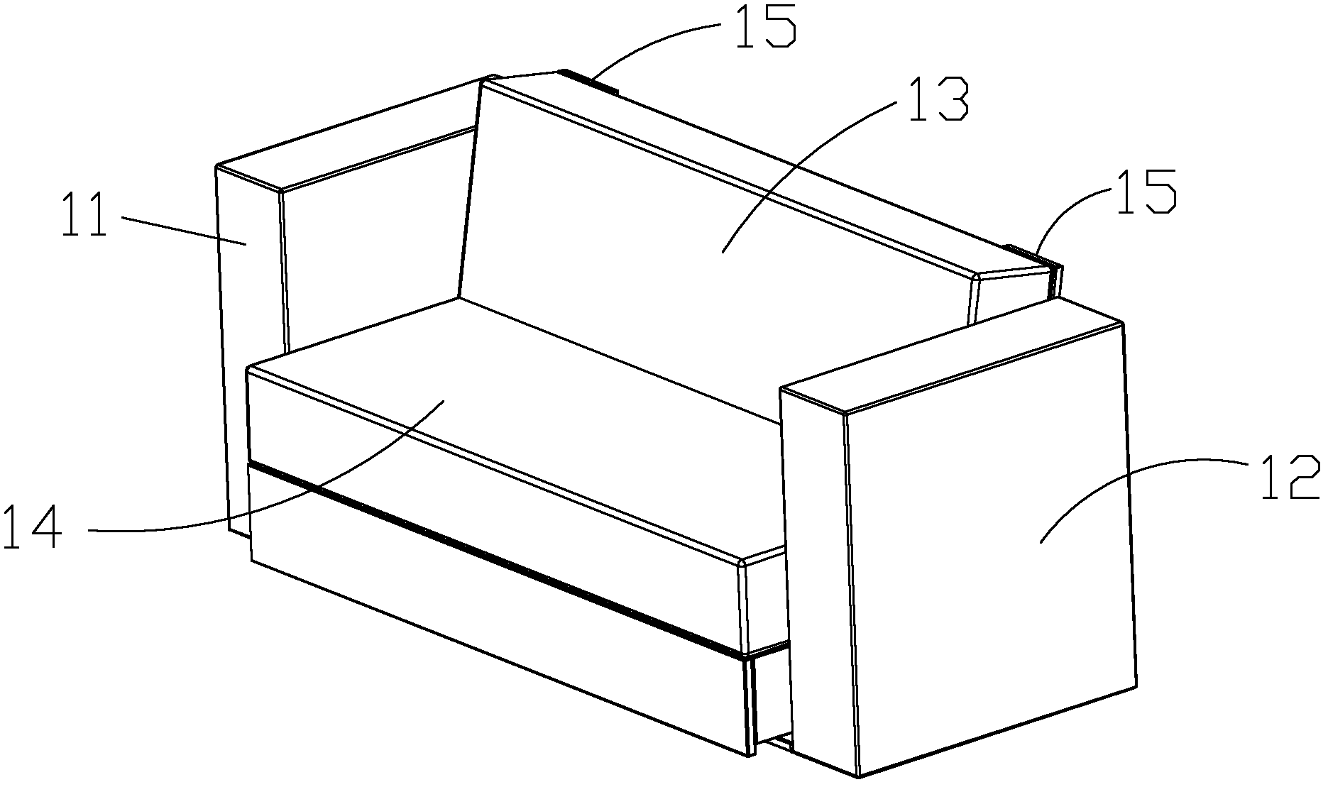 Configuration structure for bed skirts of electric sofa bed