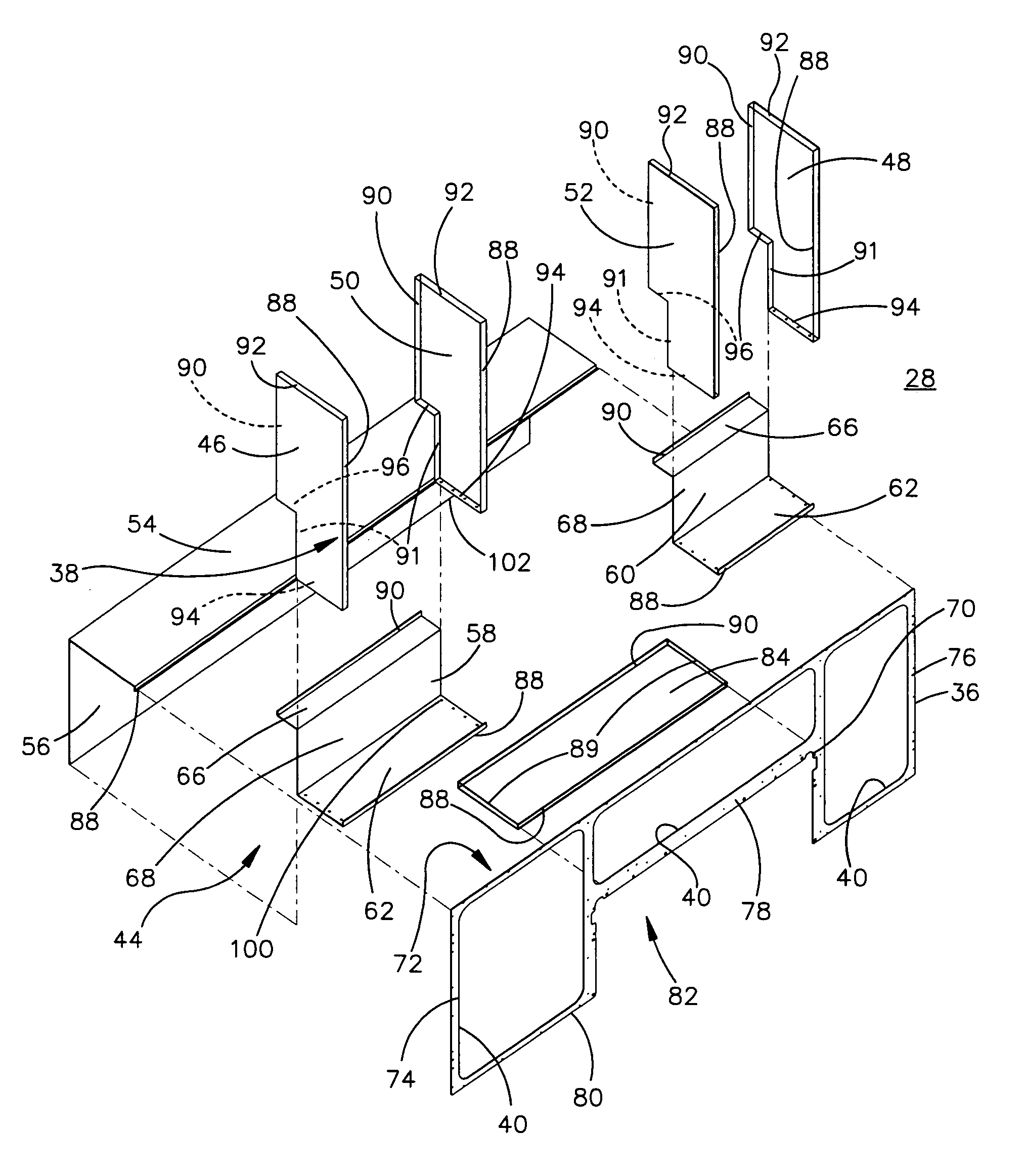 Corrosion-resistant body for utility vehicle