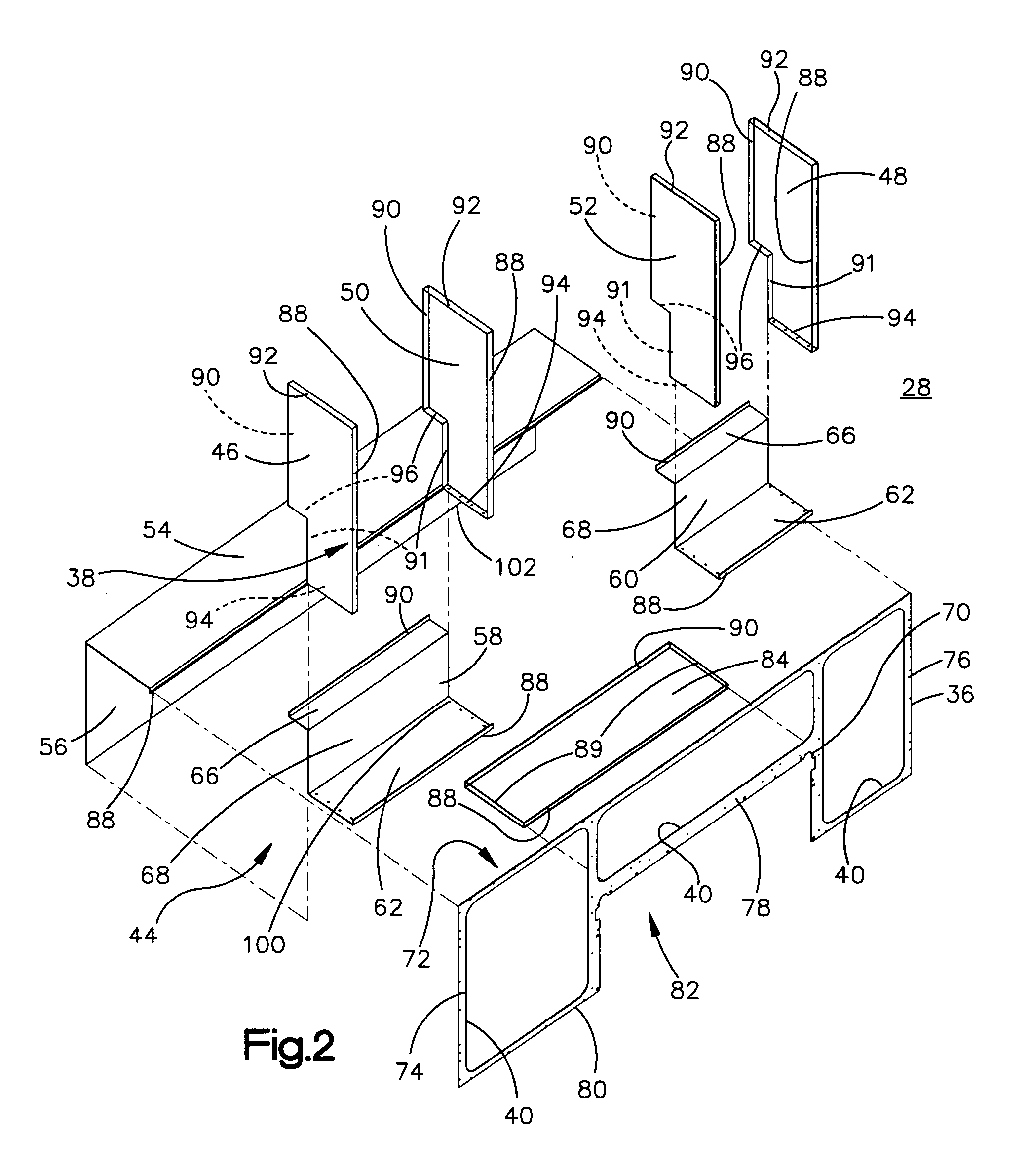 Corrosion-resistant body for utility vehicle