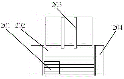 Automatic card book text production line and automatic card book text production process