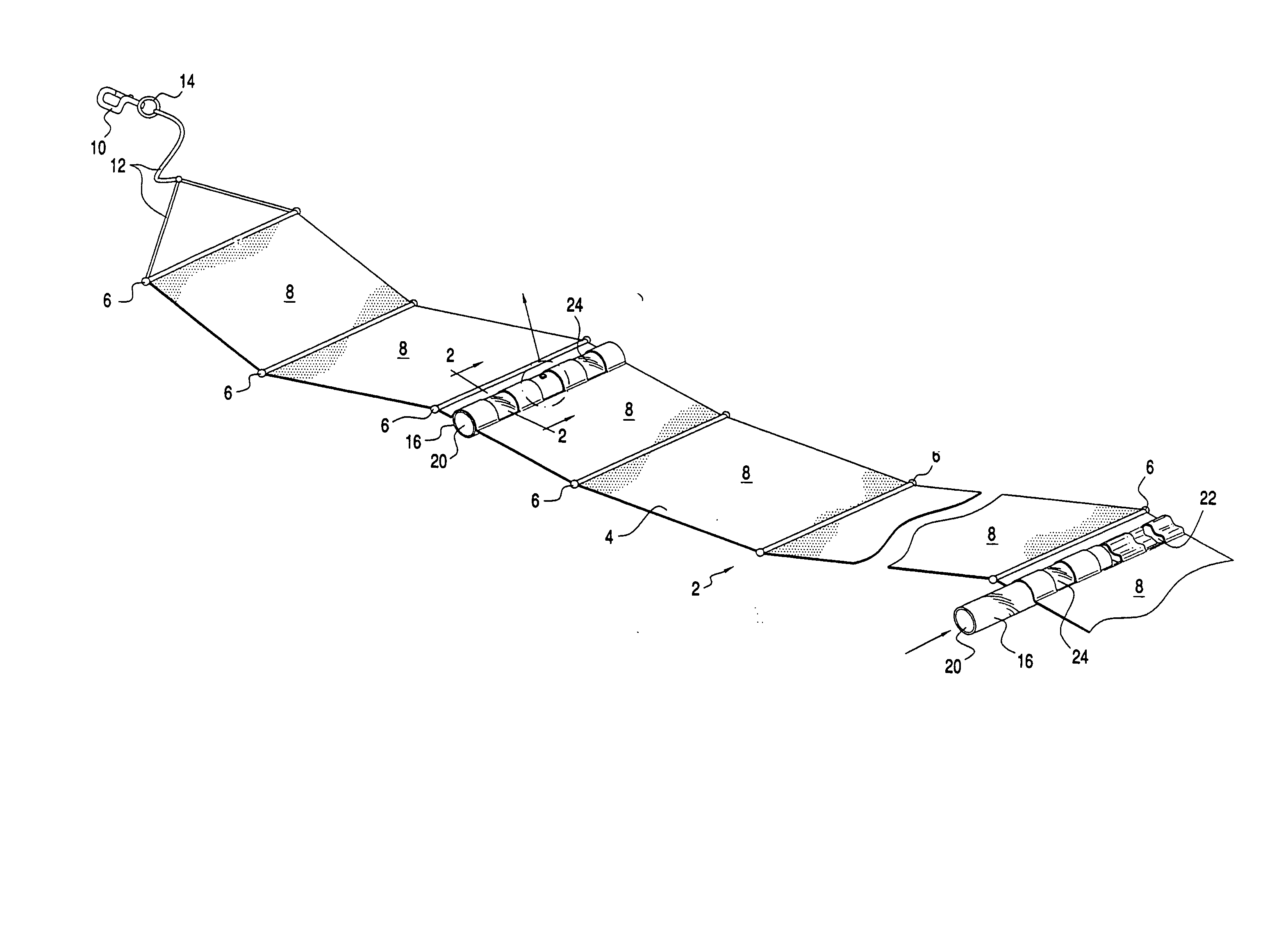 Water-activated and light-assisted visual locating device