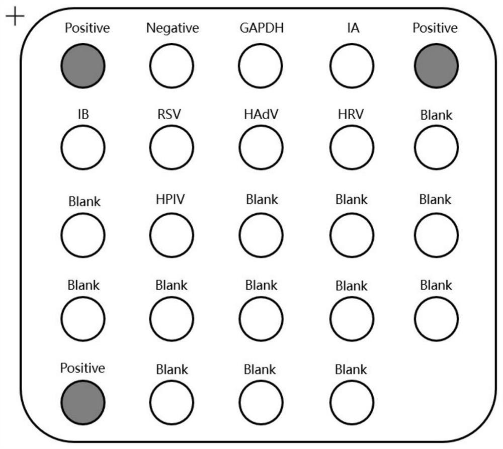 Method for detecting various respiratory viruses based on gene membrane chip