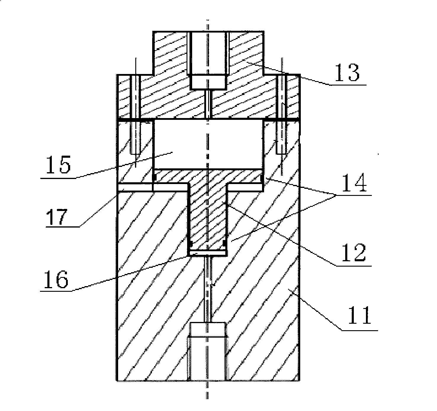 Gravity hydraulic dead load energy-saving equipment and true triaxial creep experiment system