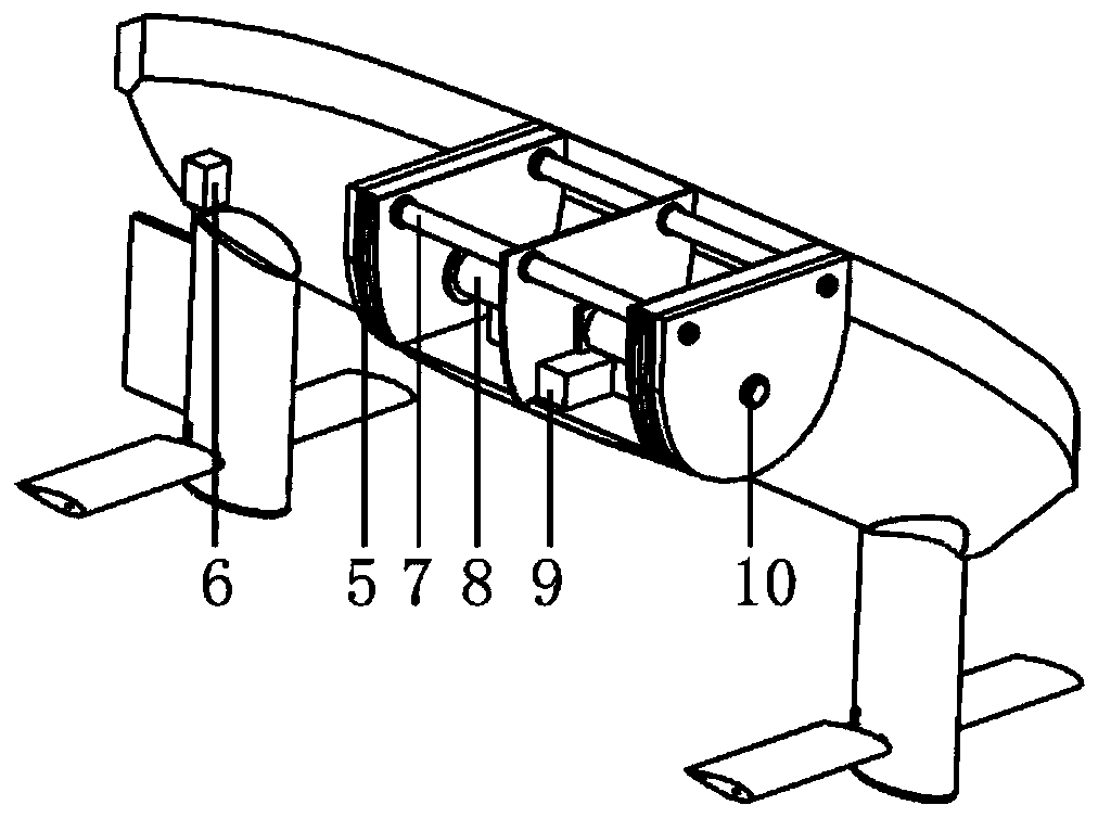 Variable ship length type wave energy underwater vehicle