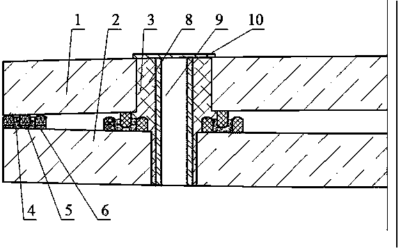 Metal-welded convex vacuum glass with sealing strips and a mounting hole