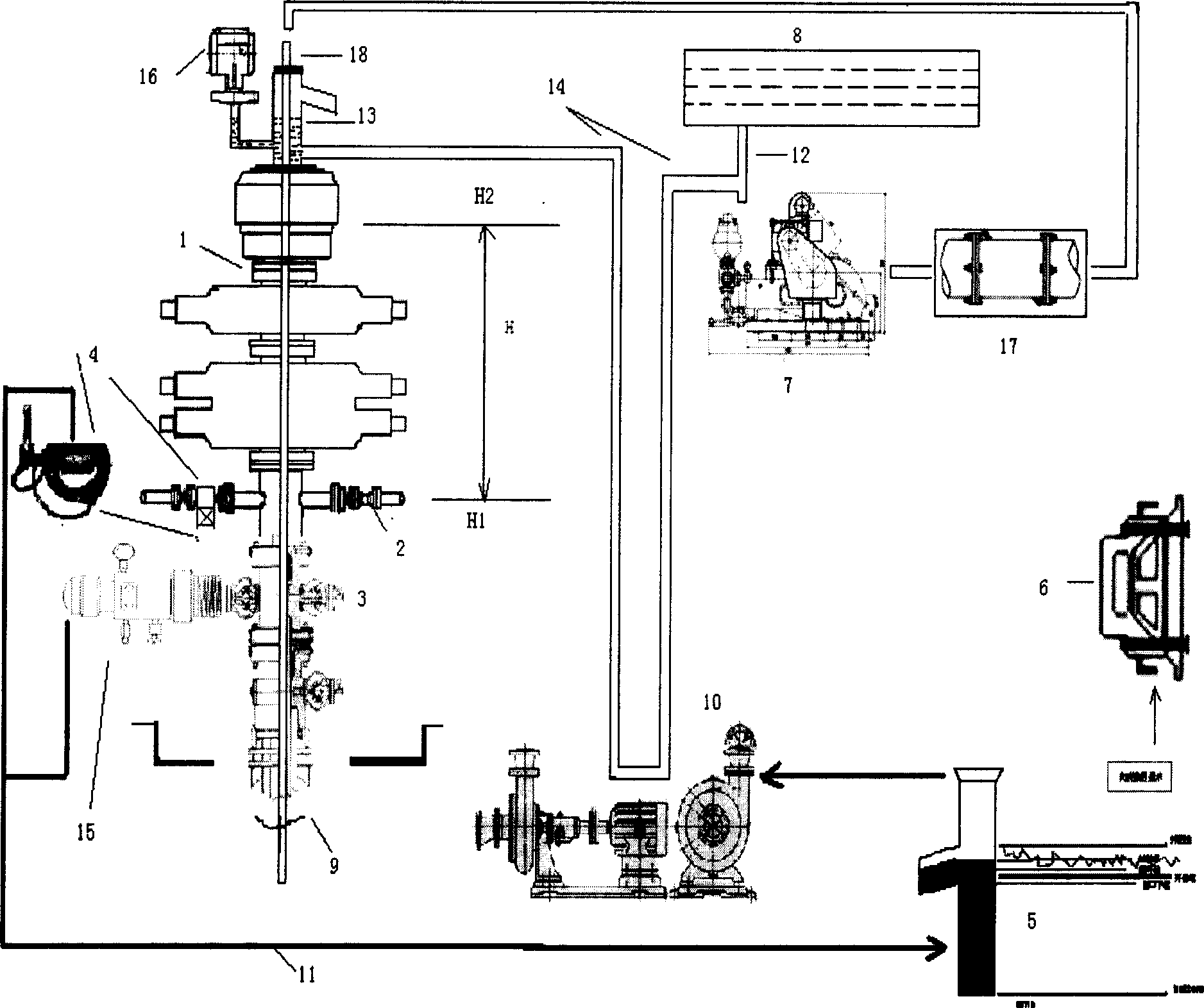 Underground liquid level monitoring system and its method