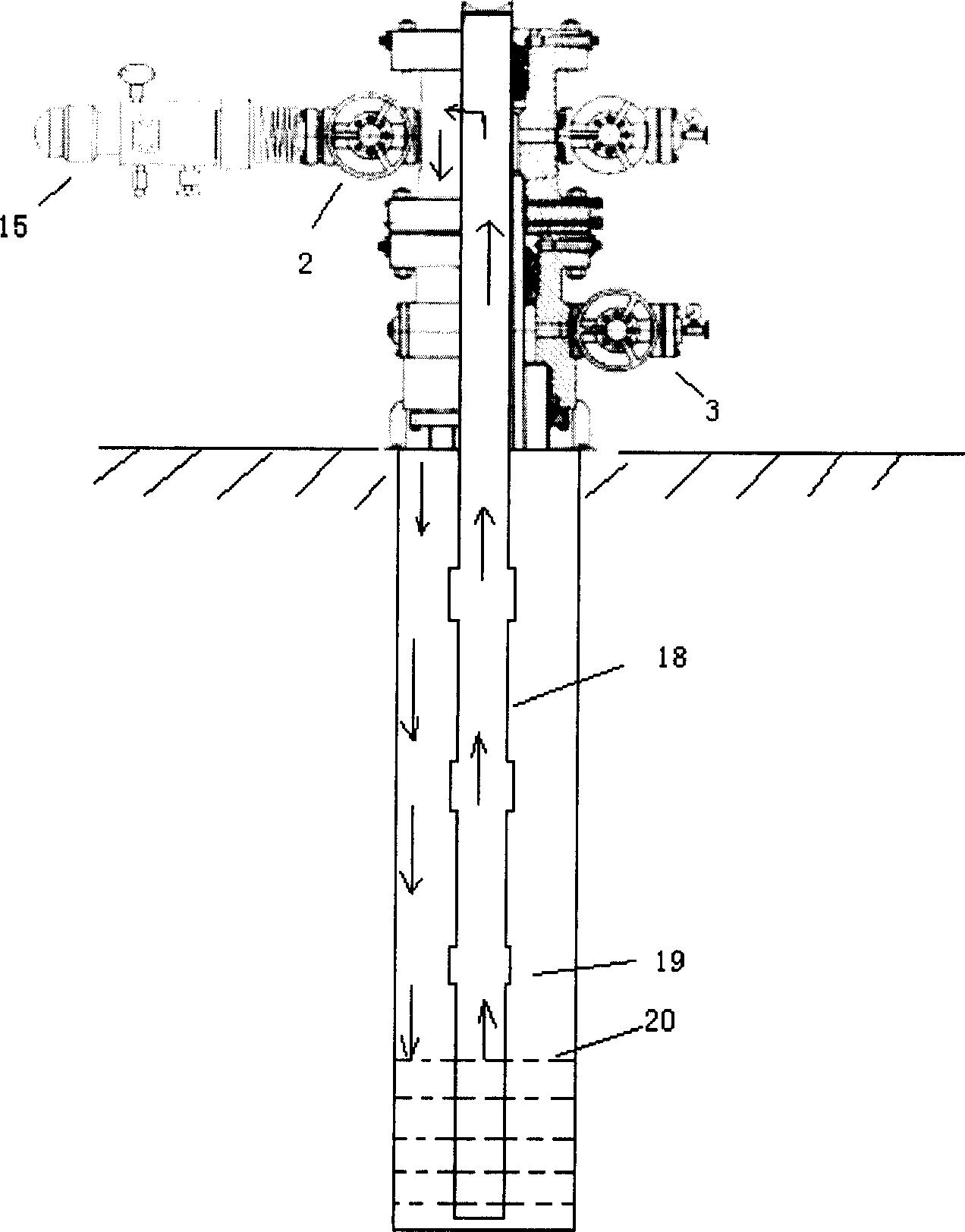 Underground liquid level monitoring system and its method