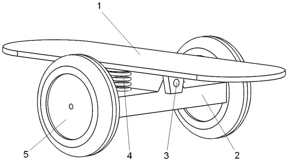 A self-balancing skateboard